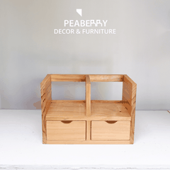 Tủ gỗ decor 2 ngăn kéo