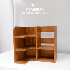 Kệ gỗ decor chữ L