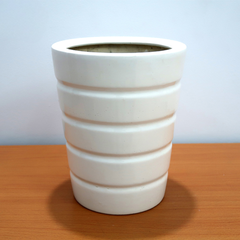 Chậu sứ trụ tròn vát