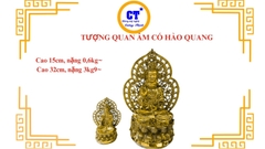 Tượng Quan Âm có Hào Quang