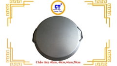 Chảo chiên bột chiên thép 40cm, 44cm, 46cm, 50cm