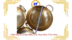 Chảo đồng lòng sâu có quai