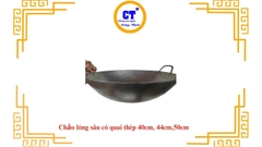 Chảo thép lòng sâu chuyên xào hủ tíu, xào mì