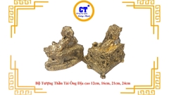 Bộ Tượng Thần Tài Ông Địa đồng