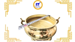 Lư nhang trơn  xưa bằng đồng