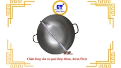 Chảo thép lòng sâu chuyên xào hủ tíu, xào mì
