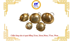 Chảo đồng lòng sâu có quai