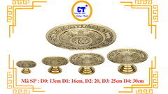 Dĩa chữ Phước đk 13cm đến 30cm