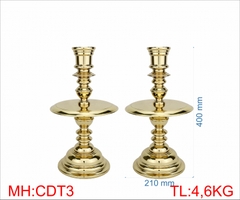 Cặp chân đèn trơn VT cao 34cm 40cm 47cm 56cm