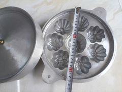 Khuôn bông lan bánh thuẫn nhôm 8 bánh to đẹp