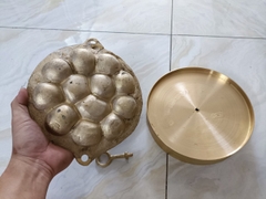 Khuôn bông lan đồng, bánh thuẫn đồng nhỏ 12 bánh