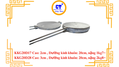 Khuôn kẹp giòn nhôm  dk ra bánh 20cm