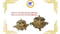 Xông trầm 2 size Nhỏ Lớn