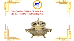 Xông trầm 2 size Nhỏ Lớn