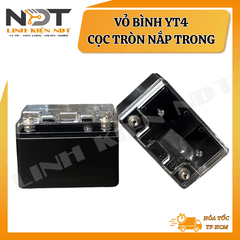 Vỏ Bình YT4 Nắp Trong Cọc Tròn - Linh Kiện NDT