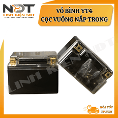 Vỏ Bình YT4 Nắp Trong Cọc Vuông - Linh Kiện NDT