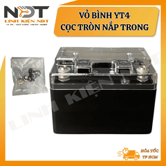 Vỏ Bình YT4 Nắp Trong Cọc Tròn - Linh Kiện NDT