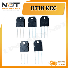 [ COMBO 5 CON ] D718 Transistor Hãng KEC - Linh Kiện NDT