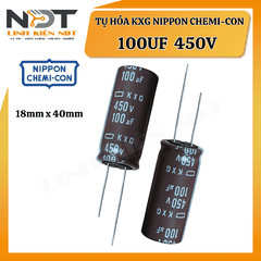 Tụ Hóa 100uf 450v Chính Hãng NIPPON CHEMI-PON 18x40mm