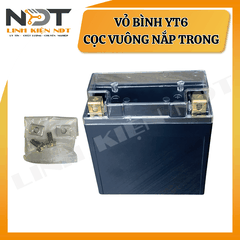 Vỏ Bình YT6 Nắp Trong Cọc Vuông - Linh Kiện NDT