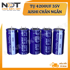 [ COMBO 5 CHIẾC ] Tụ Hóa 4200uf 35V Aishi 18x40mm Chân Ngắn Mới - Linh Kiện NDT