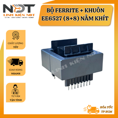 Lõi Biến Áp Xung EE6527 - Ferit + Khuôn Nằm 8+8 chân - Linh Kiện NDT