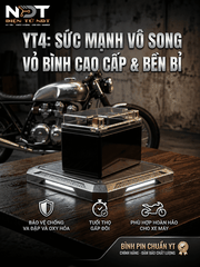 Vỏ Bình YT4 Nắp Trong Cọc Vuông - Linh Kiện NDT