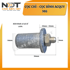Cọc Chì M6 - Cọc Bình Ắc Quy - Linh Kiện NDT