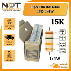 Set 100 Điện Trở 15K 1/4W Đài Loan - Linh Kiện NDT
