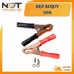 Kẹp Acquy Mạ Đồng 50A - Linh Kiện NDT