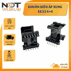 Khuôn Biến Áp Xung EE33 6+6 - Khuôn Cuộn Cảm EE33 - Linh Kiện NDT
