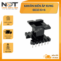 Khuôn Biến Áp Xung EE33 6+6 - Khuôn Cuộn Cảm EE33 - Linh Kiện NDT