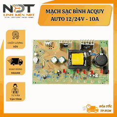 Mạch Sạc Acquy Tự Động 12/24V 10A 3 Giai Đoạn - Linh Kiện NDT