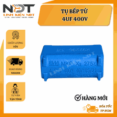 Tụ Bếp Từ 4uF 400V LoạI Đứng - Linh Kiện NDT