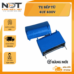 Tụ Bếp Từ 4uF 400V LoạI Đứng - Linh Kiện NDT
