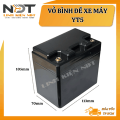 Vỏ Bình Đề Xe Máy YT5 - Chỉ Có Vỏ Hộp - Linh Kiện NDT