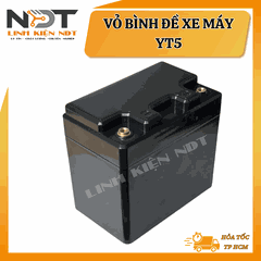 Vỏ Bình Đề Xe Máy YT5 - Chỉ Có Vỏ Hộp - Linh Kiện NDT