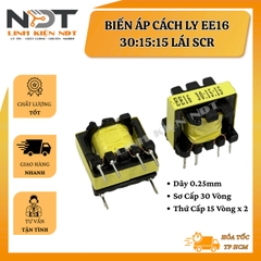 Biến Áp Cách Ly EE16 SCR 30:15:15 - Linh Kiện NDT