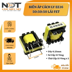 Biến Áp Cách Ly EE16 FET 50:50:50 - Linh Kiện NDT