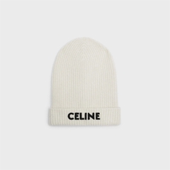 CELINE BEANIE - Mũ Beanie Celine (White) [Mirror Quality]