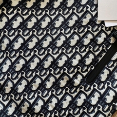 Quần Dior Oblique Cotton (Black & White) [Mirror Quality]