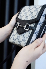 TÚI GUCCI GC HORSEBIT 1955 PHONE BAG (BLACK)