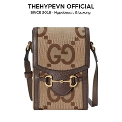 TÚI GUCCI GC HORSEBIT 1955 PHONE BAG JUMBO (BROWN)