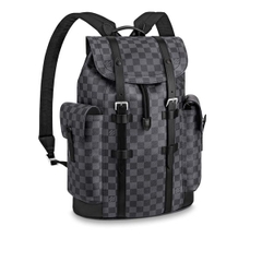 LOUIS VUITTON BACKPACK - Ba Lô Louis Vuitton Christopher Monogram (Grey) [Mirror Quality]