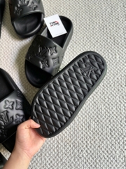 SLIDE LOUIS VUITTON LV WATERFRONT MULE (BLACK)
