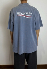 ÁO THUN BALENCIAGA BLCG INSIDE OUT WAVE (BLUE)