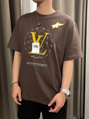 ÁO THUN LOUIS VUITTON LV WASHED EMBELLISHED (BROWN)