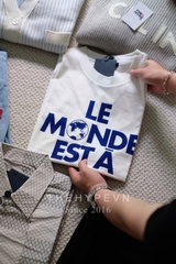 ÁO THUN LOUIS VUITTON LV LE MONDE (WHITE)