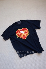 LOUIS VUITTON TEE - Áo LV Intarsia Jacquard Heart (Navy) [Mirror Quality]