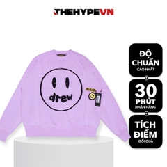DREW SWEATER - Áo Sweater Drew House Mascot Painted Crewneck Sweater (Lavender) [Mirror Quality]